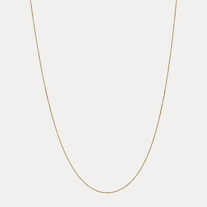 925 Sterling Silver 1.5mm Diamond Cut Rope Chain Necklace