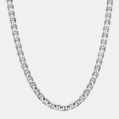925 Sterling Silver 10mm Mariner Chain Necklace