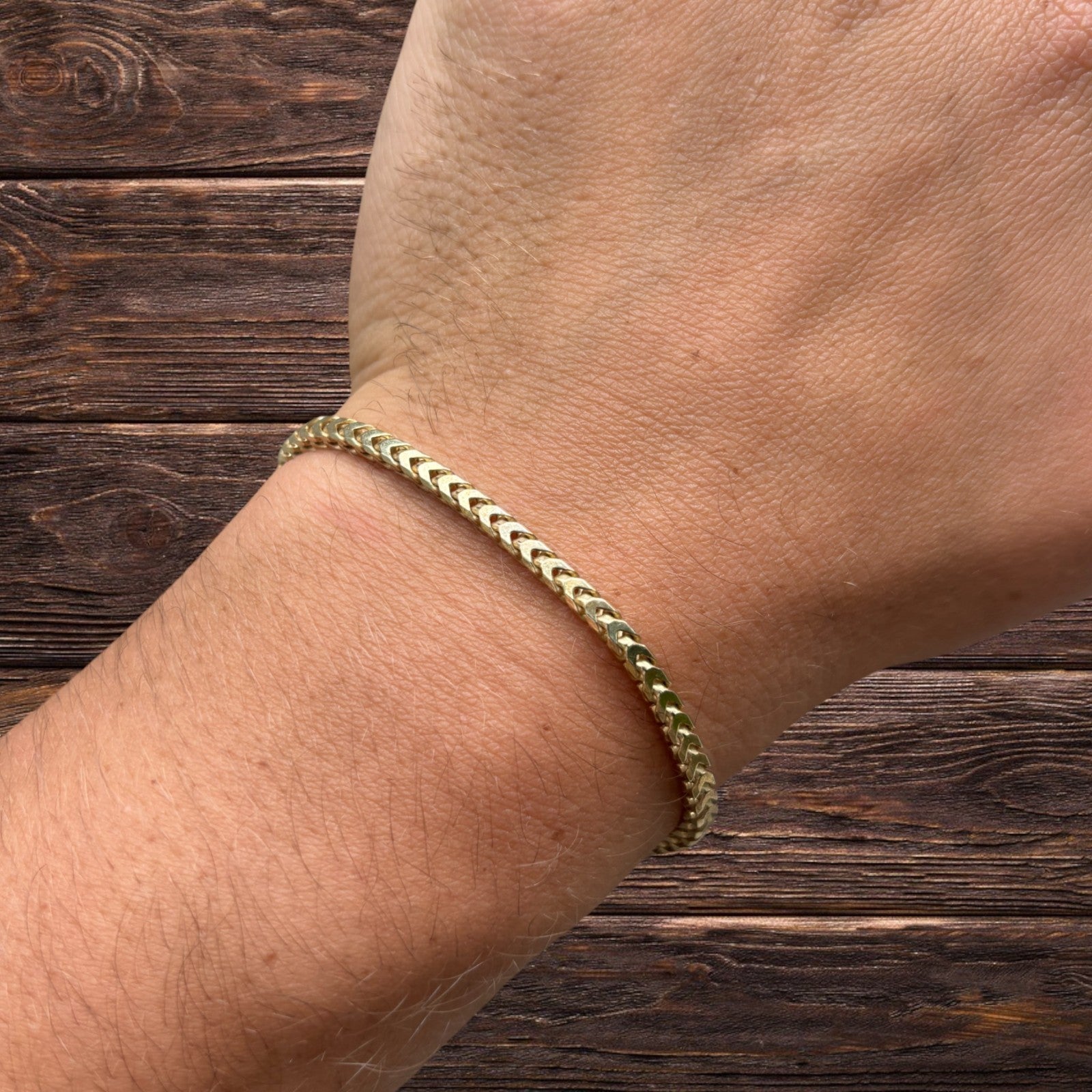 925 Sterling Silver 2.5mm Franco Bracelet