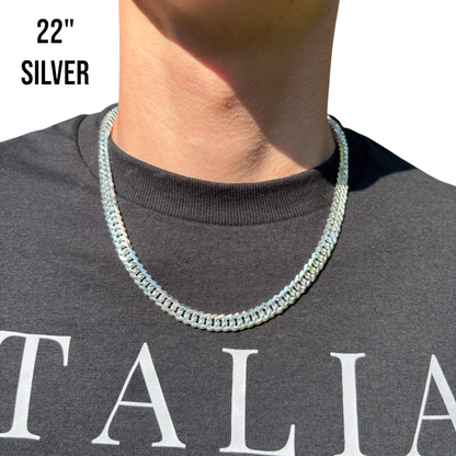 925 Sterling Silver 6mm Double Curb Chain Necklace
