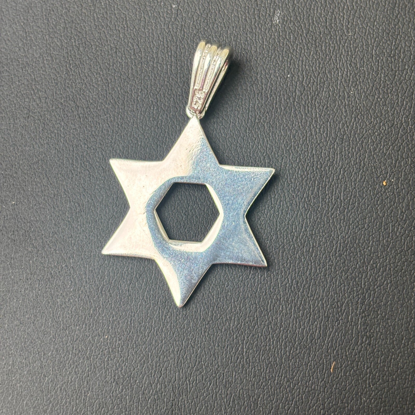 925 Sterling Silver Plain Star of David Pendant