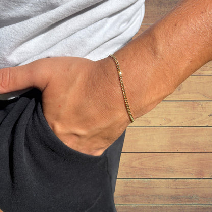 925 Sterling Silver 2mm Curb Bracelet