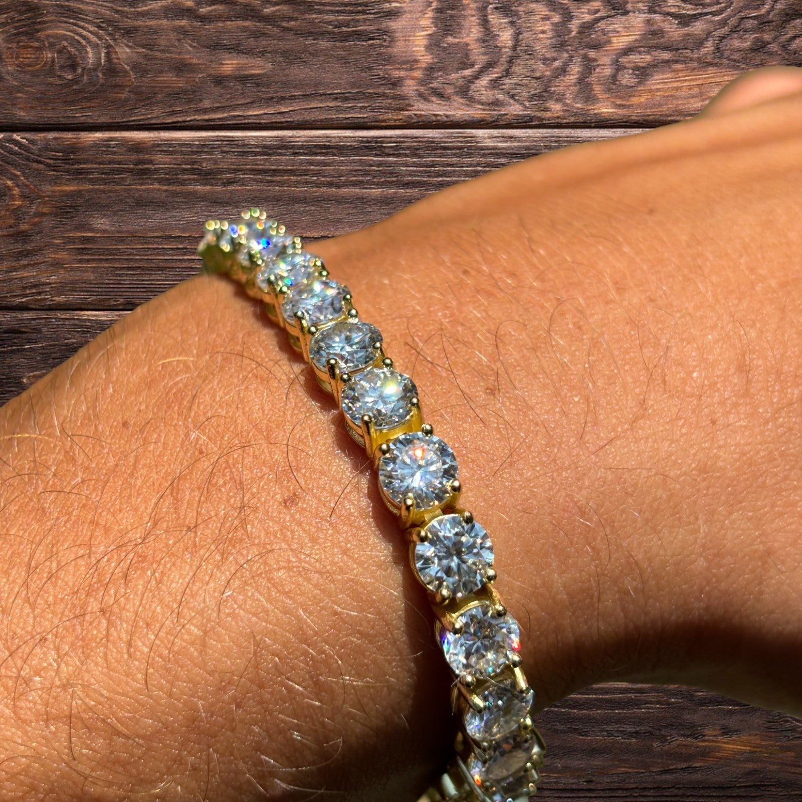 925 Sterling Silver 6mm Tennis Bracelet - CZ Or Moissanite