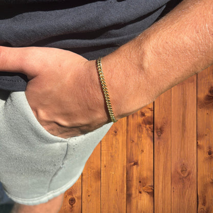 925 Sterling Silver 4mm Miami Cuban Bracelet
