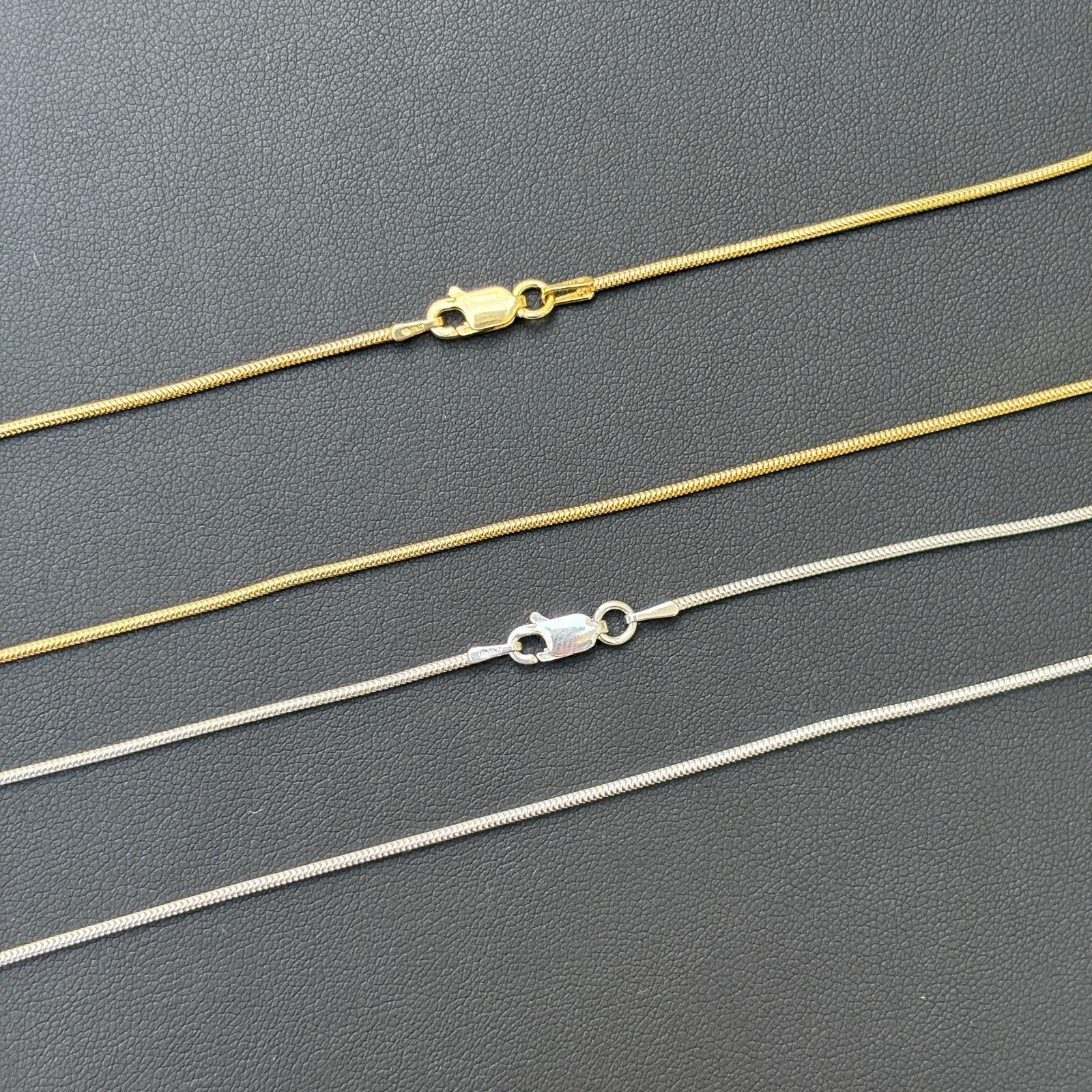 925 Sterling Silver 1.5mm Snake Chain Necklace