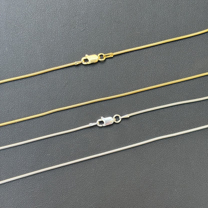 925 Sterling Silver 1.5mm Snake Chain Necklace