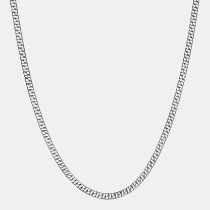 925 Sterling Silver 5mm Dollar Chain Necklace