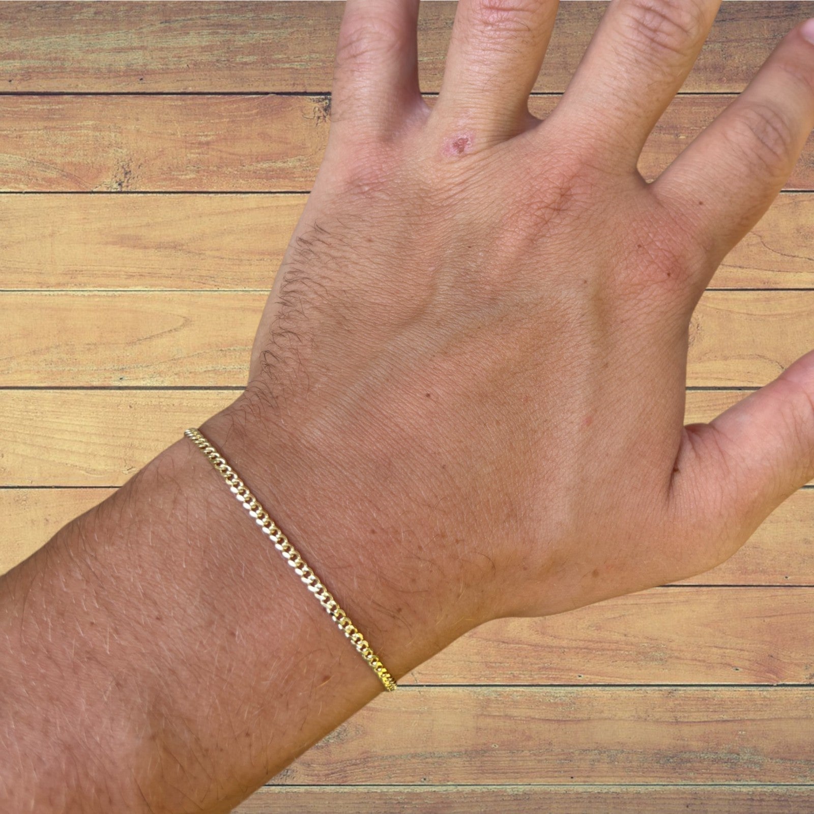 925 Sterling Silver 2mm Curb Bracelet