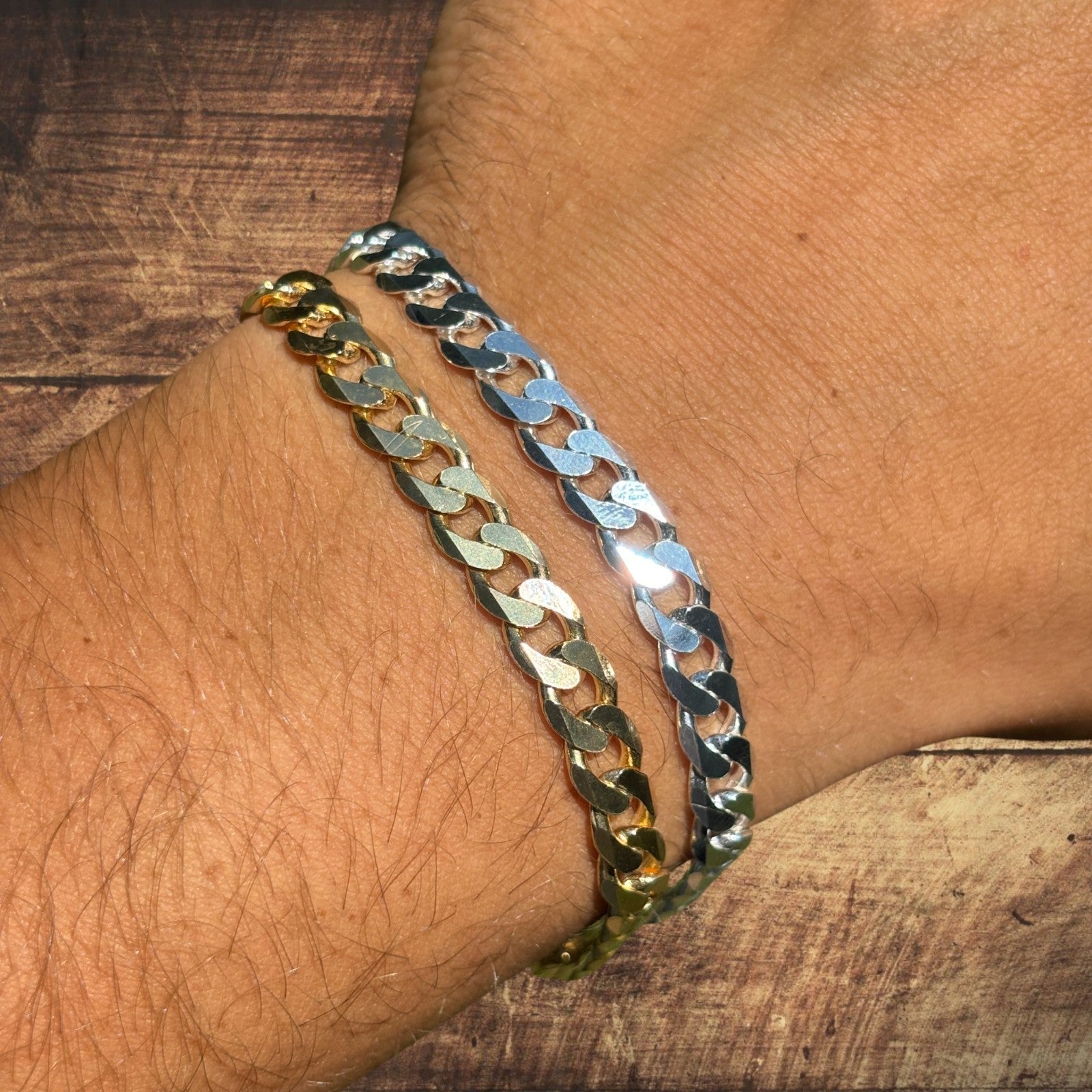 925 Sterling Silver 7mm Curb Bracelet