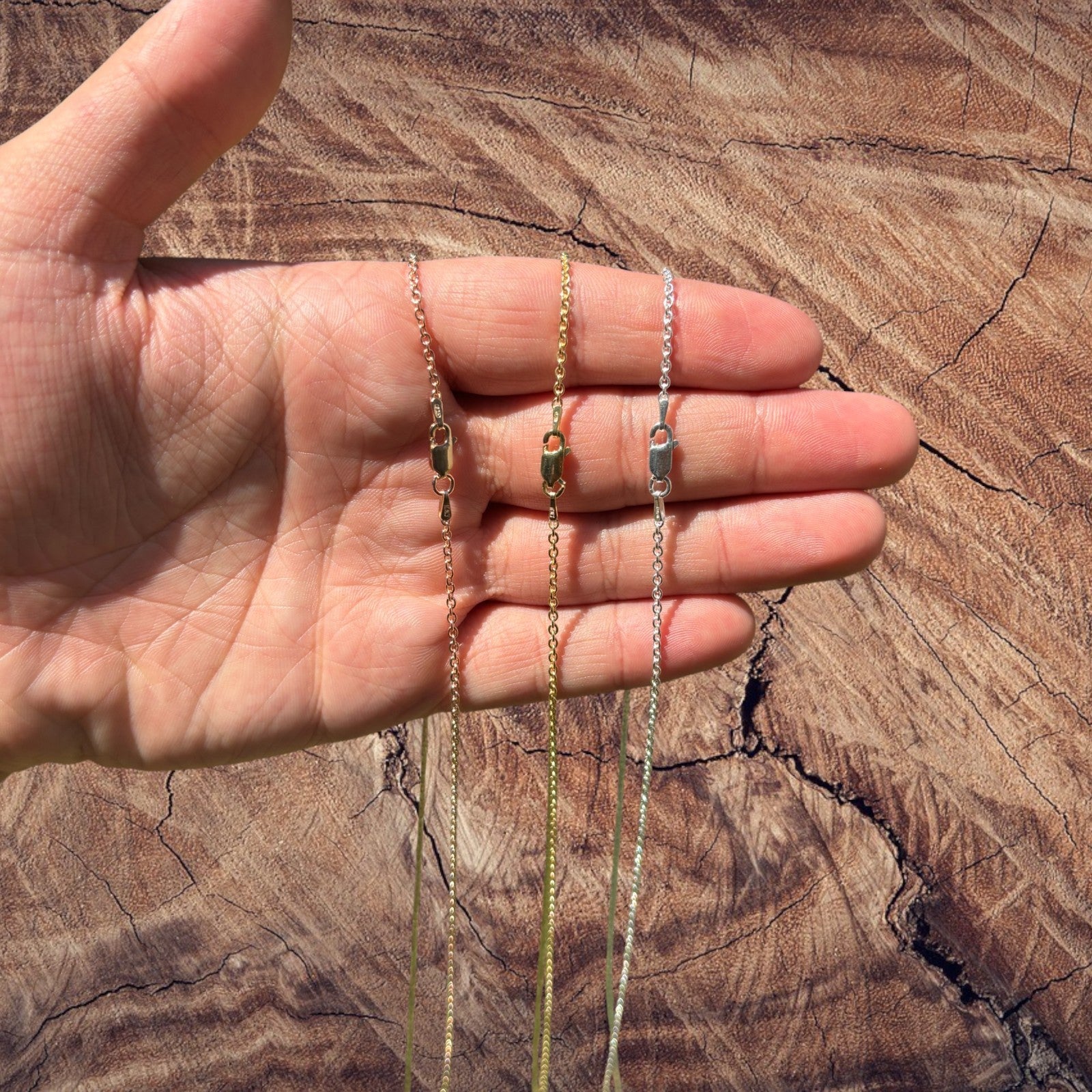 925 Sterling Silver 2mm Cable Chain Necklace
