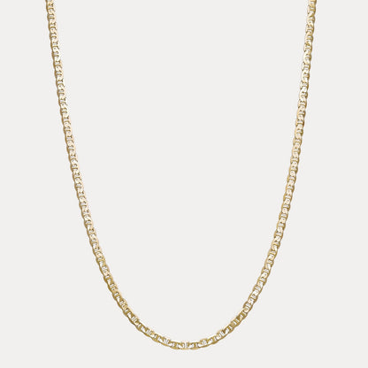 925 Sterling Silver 5mm Mariner Chain Necklace
