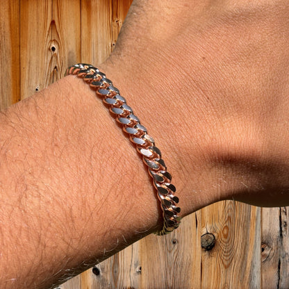 925 Sterling Silver 6mm Miami Cuban Bracelet