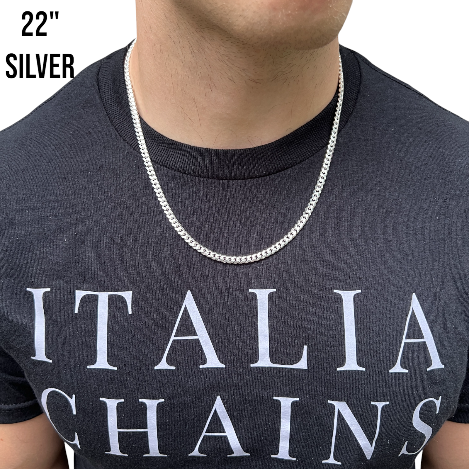 925 Sterling Silver 5mm Miami Cuban Chain Necklace