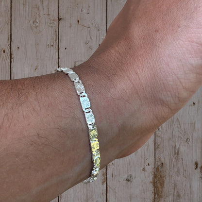 925 Sterling Silver 4mm Valentino Bracelet