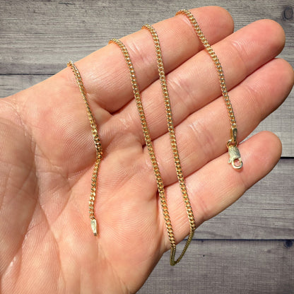 925 Sterling Silver 2mm Miami Cuban Chain Necklace