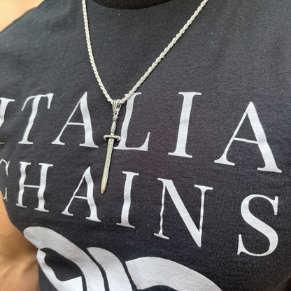 925 Sterling Silver Gladiator Sword Pendant