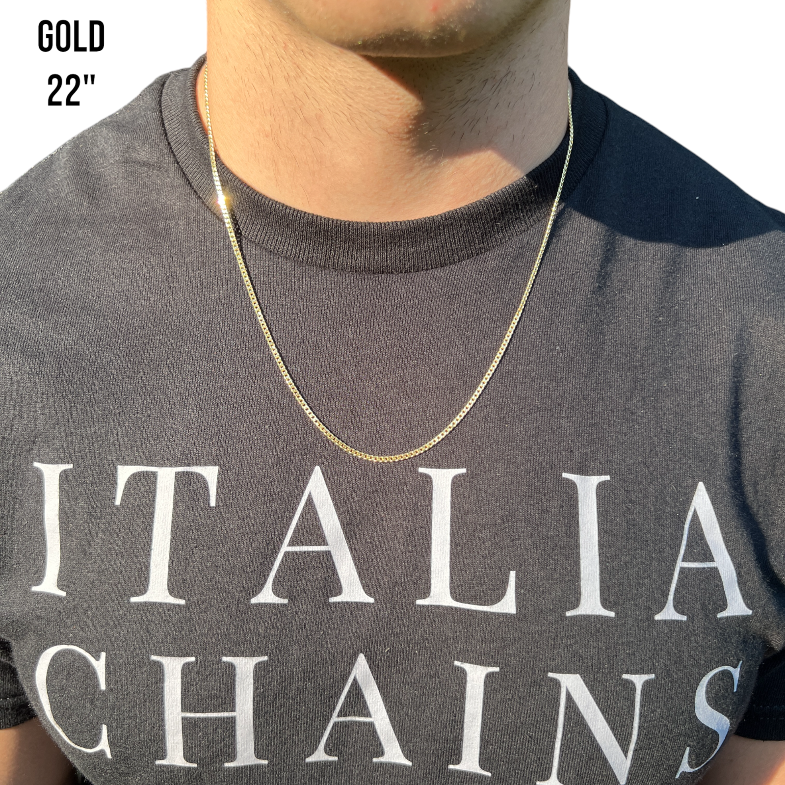 925 Sterling Silver 2mm Curb Chain Necklace