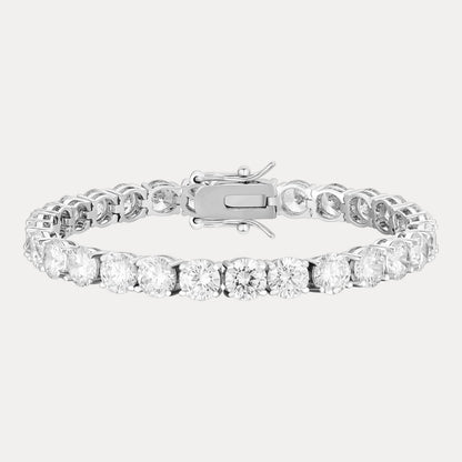 925 Sterling Silver 6mm Tennis Bracelet - CZ Or Moissanite