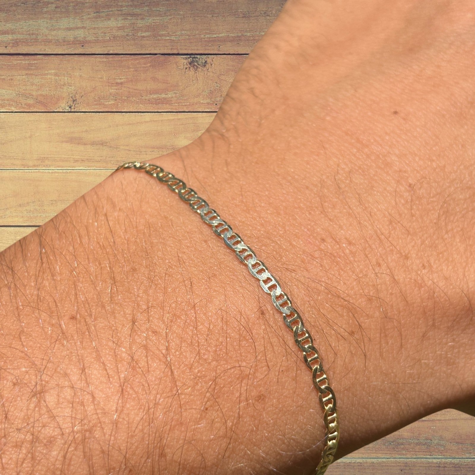 925 Sterling Silver 2.5mm Mariner Bracelet