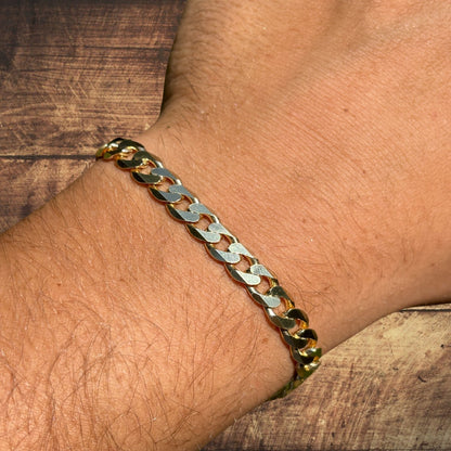 925 Sterling Silver 7mm Curb Bracelet