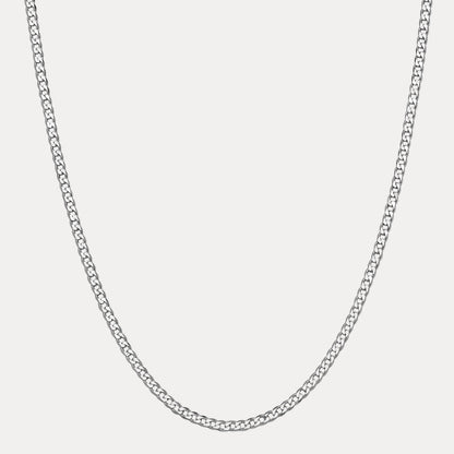 925 Sterling Silver 5mm Curb Chain Necklace