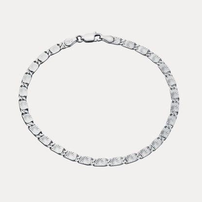 925 Sterling Silver 4mm Valentino Bracelet