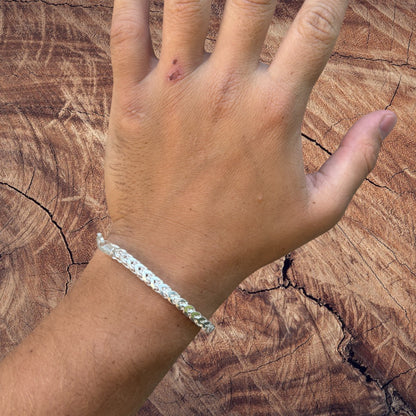 925 Sterling Silver 5mm Franco Bracelet