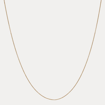 925 Sterling Silver 1mm Cable Chain Necklace