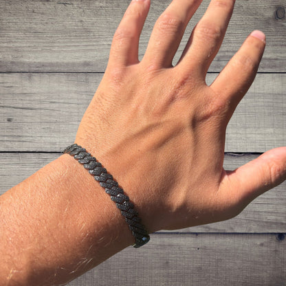 925 Sterling Silver 8mm Moissanite Cuban Prong Bracelet