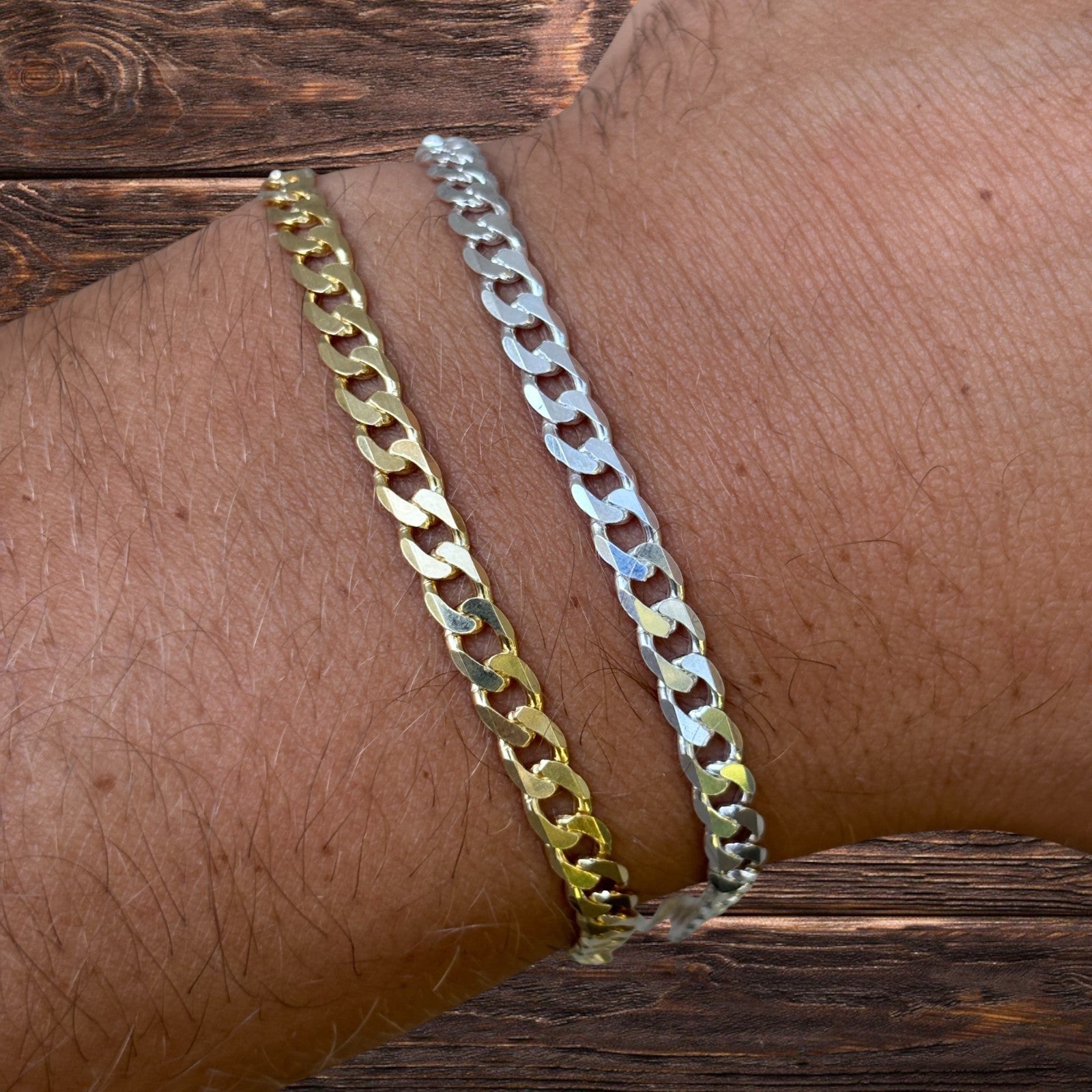 925 Sterling Silver 5mm Curb Bracelet