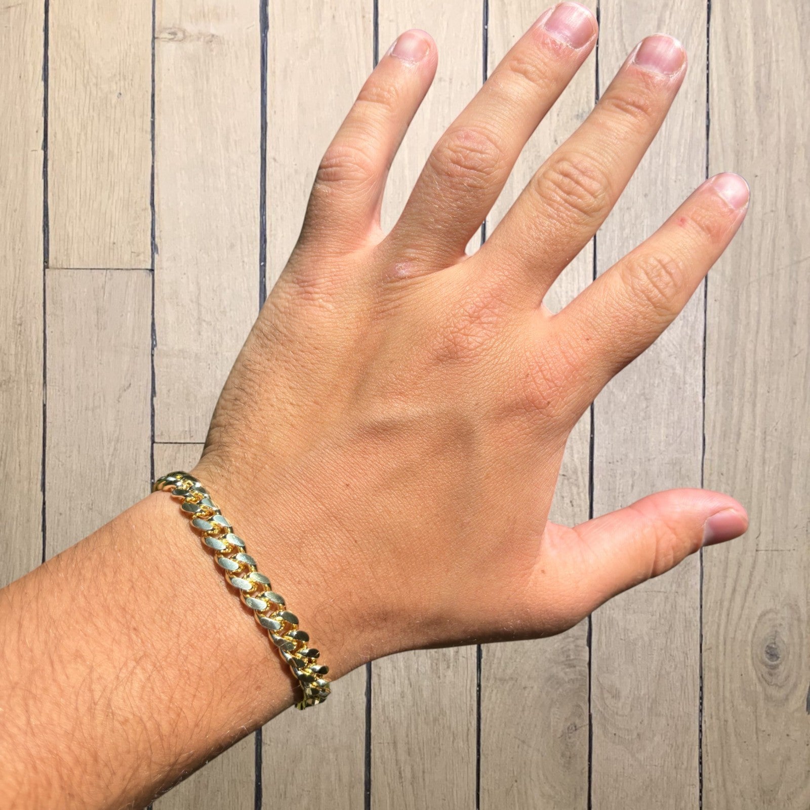 925 Sterling Silver 8mm Miami Cuban Bracelet