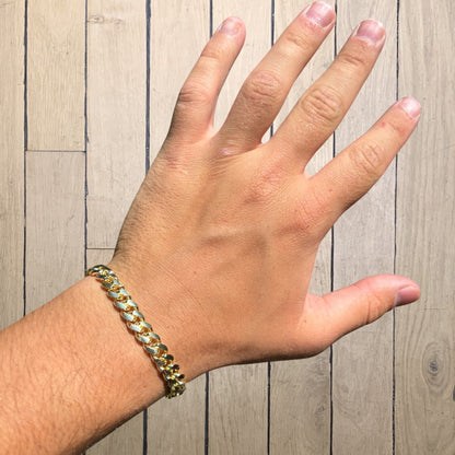 925 Sterling Silver 8mm Miami Cuban Bracelet