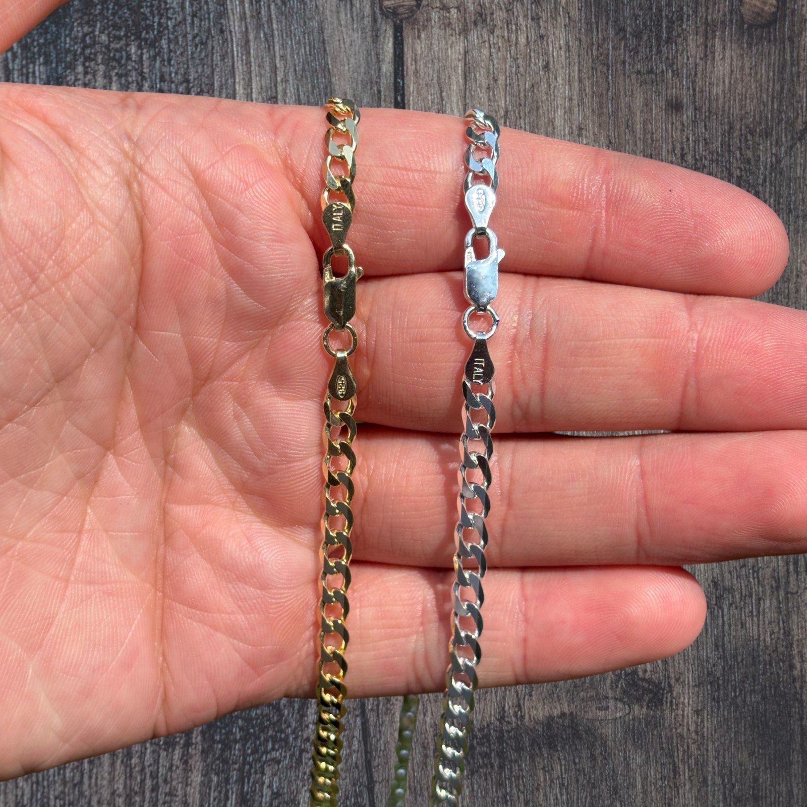 925 Sterling Silver 5mm Curb Chain Necklace