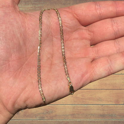 925 Sterling Silver 2.5mm Mariner Bracelet