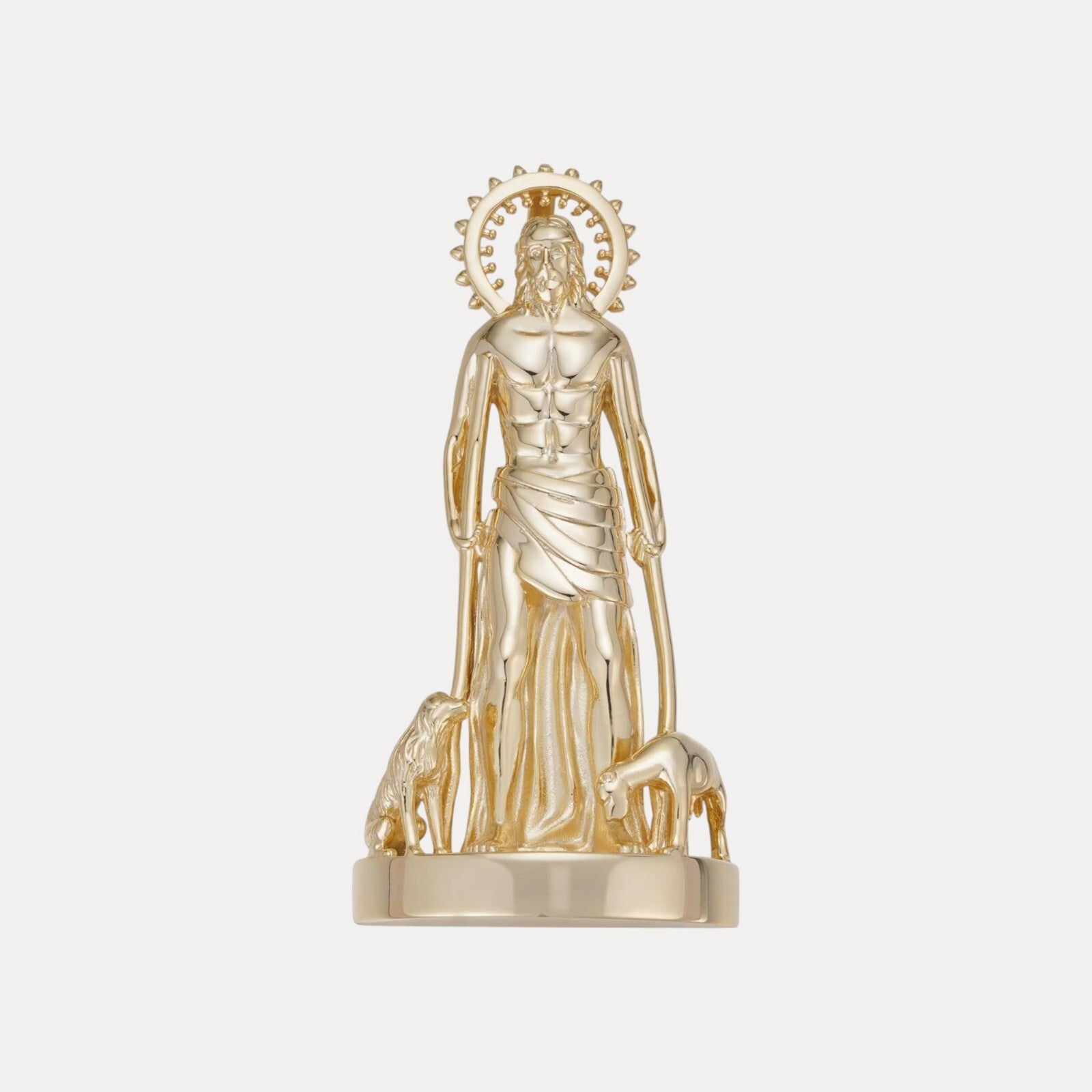 925 Sterling Silver St Lazarus San Lazaro Pendant - Small