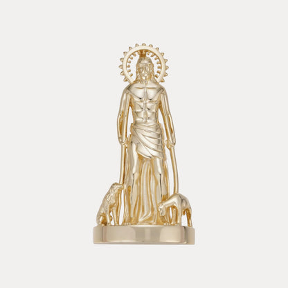 925 Sterling Silver St Lazarus San Lazaro Pendant - Small