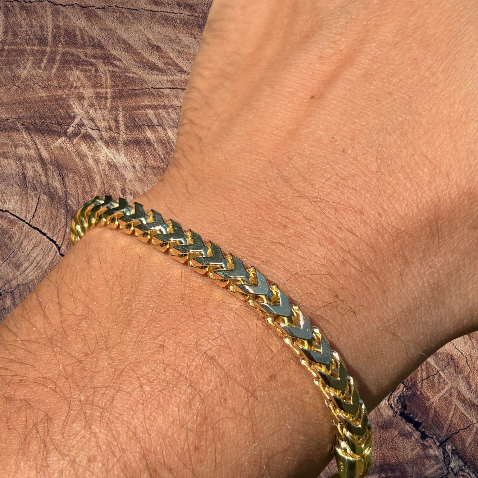 925 Sterling Silver 5mm Franco Bracelet