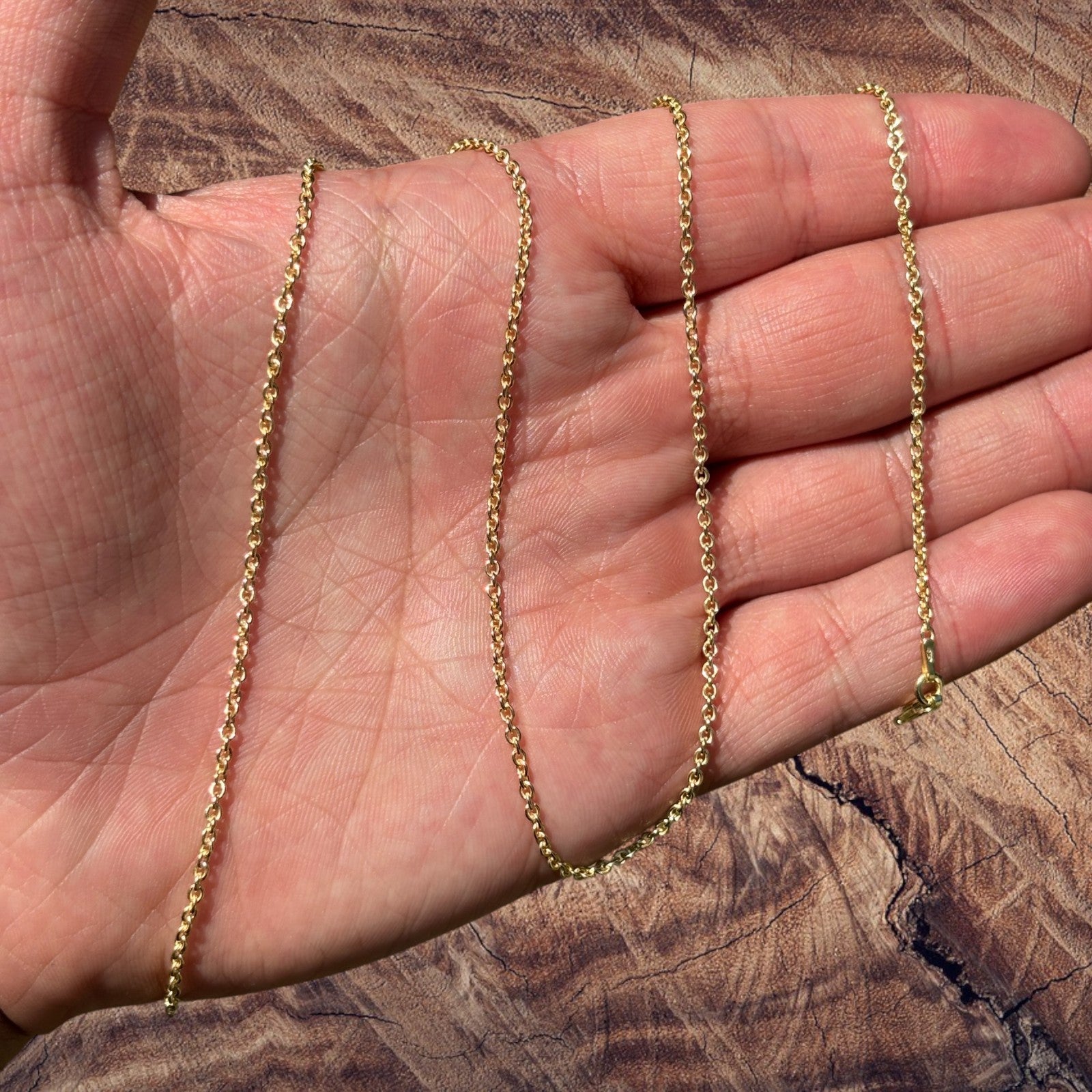 925 Sterling Silver 2mm Cable Chain Necklace