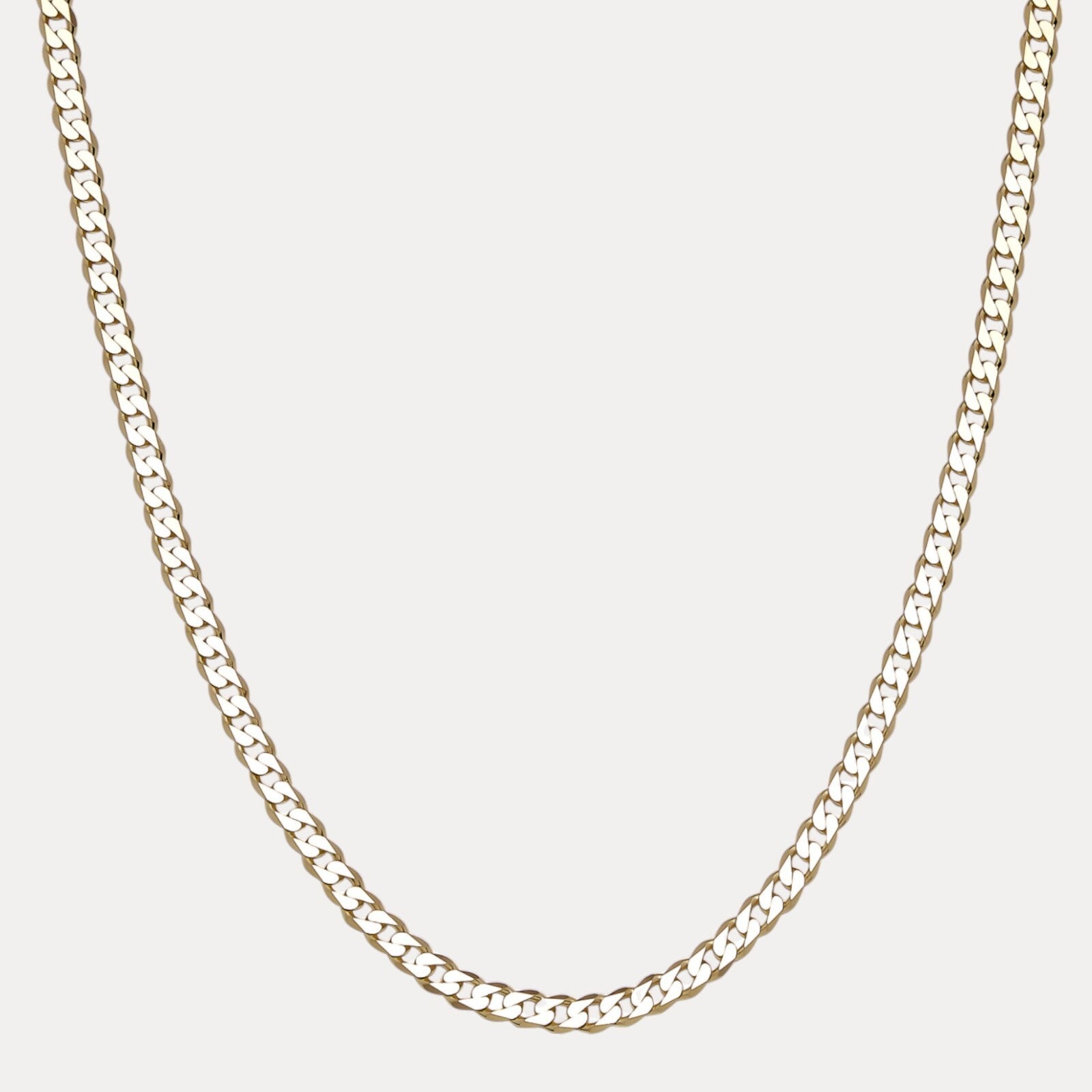 925 Sterling Silver 7mm Curb Chain Necklace