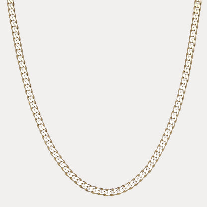 925 Sterling Silver 7mm Curb Chain Necklace