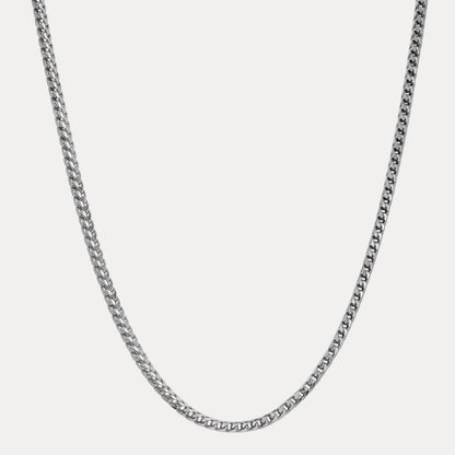 925 Sterling Silver 5mm Franco Chain Necklace