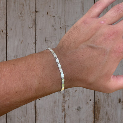 925 Sterling Silver 4mm Valentino Bracelet