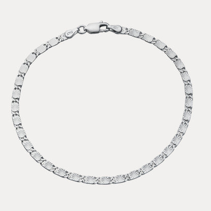 925 Sterling Silver 3mm Valentino Bracelet