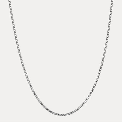 925 Sterling Silver 3mm Franco Chain Necklace