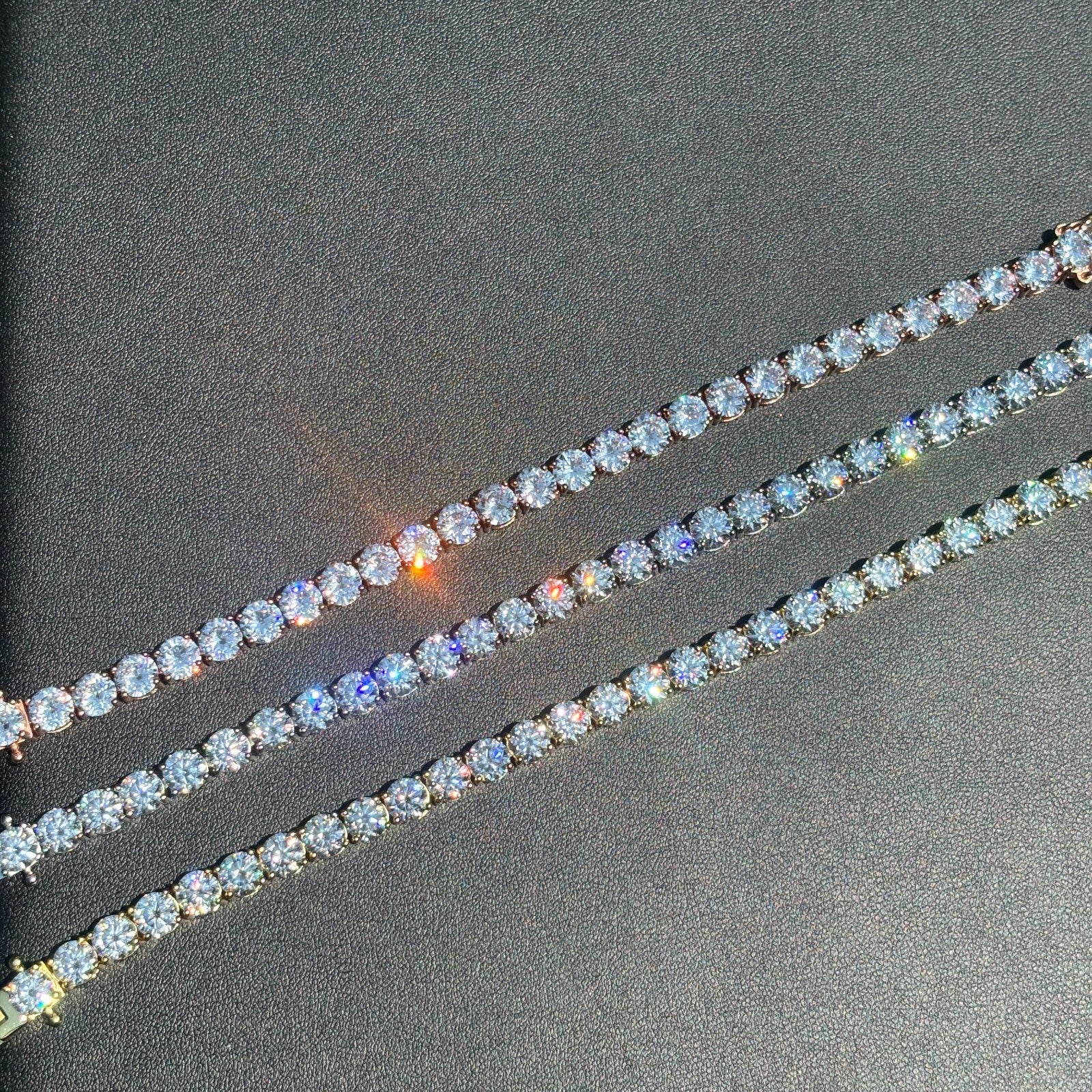 925 Sterling Silver 6mm Tennis Bracelet - CZ Or Moissanite