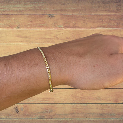 925 Sterling Silver 2mm Curb Bracelet