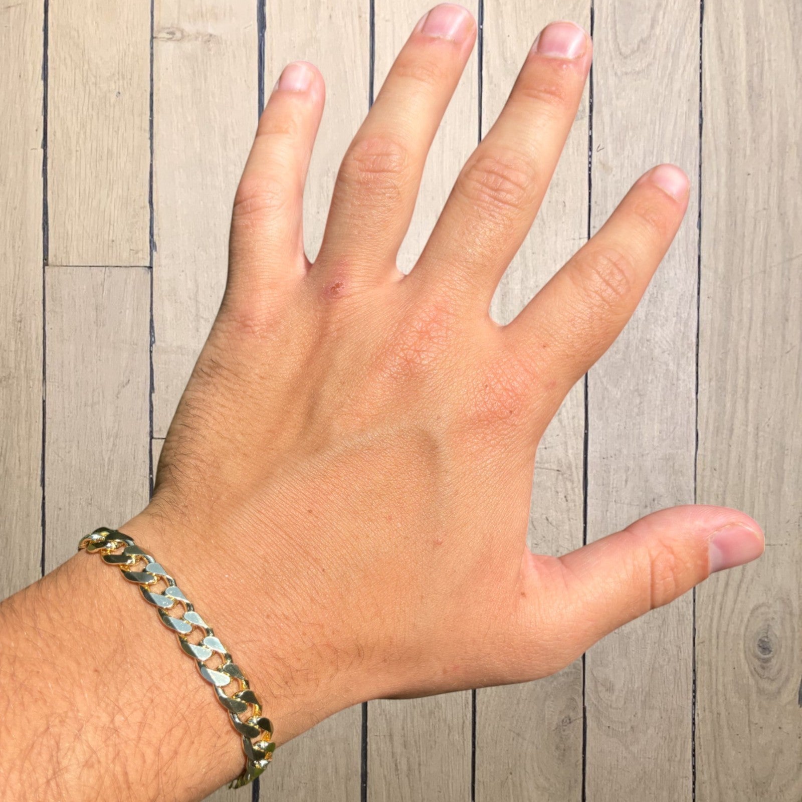 925 Sterling Silver 8mm Curb Bracelet