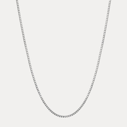 925 Sterling Silver 3mm Box Chain Necklace