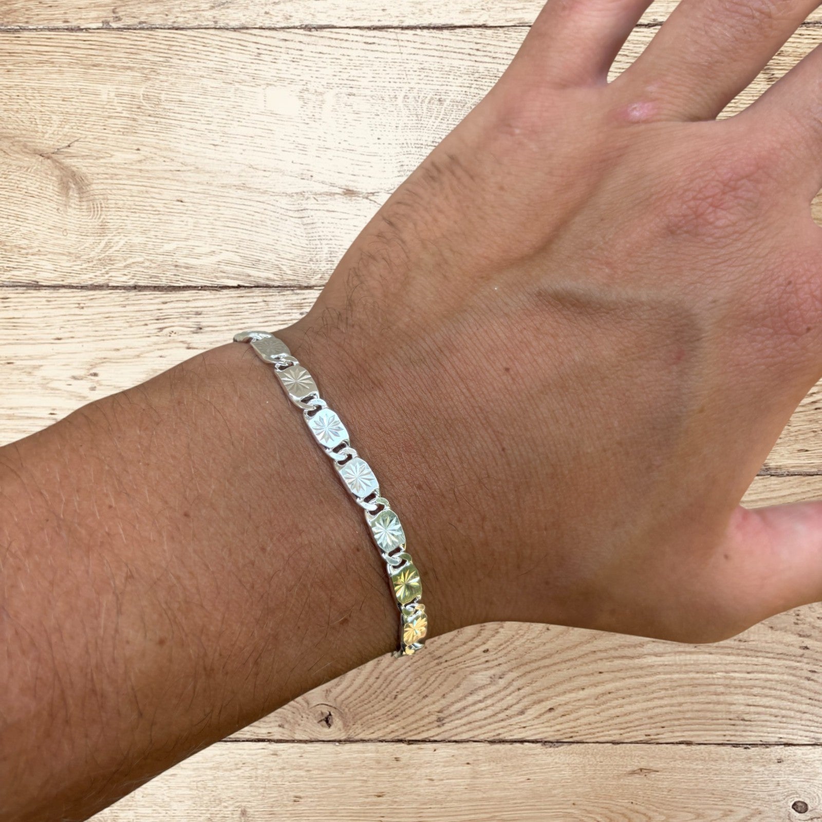 925 Sterling Silver 5mm Valentino Bracelet