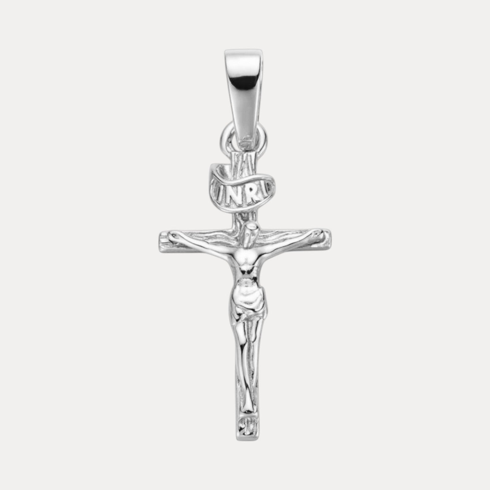 925 Sterling Silver Crucifix Cross Pendant - Medium